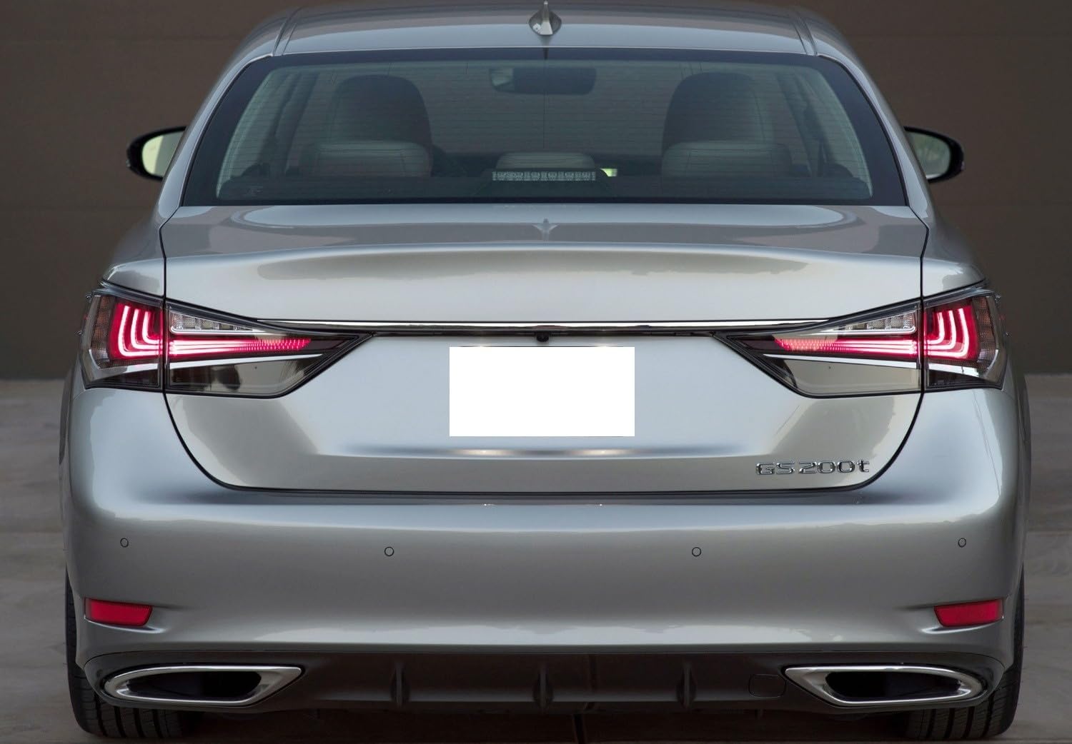 iJDMTOY Rear Bumper Reflector Lenses For Lexus 2013-18 ES/2023-20 GS