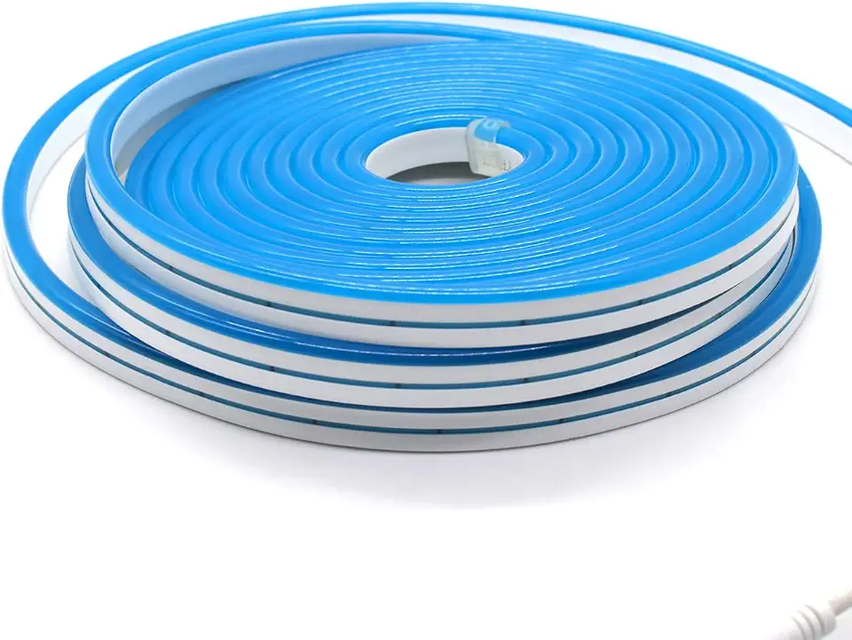 Fita Neon Led 5m 12v Corte 2,5cm Flexivel Alto Brilho (Azul)