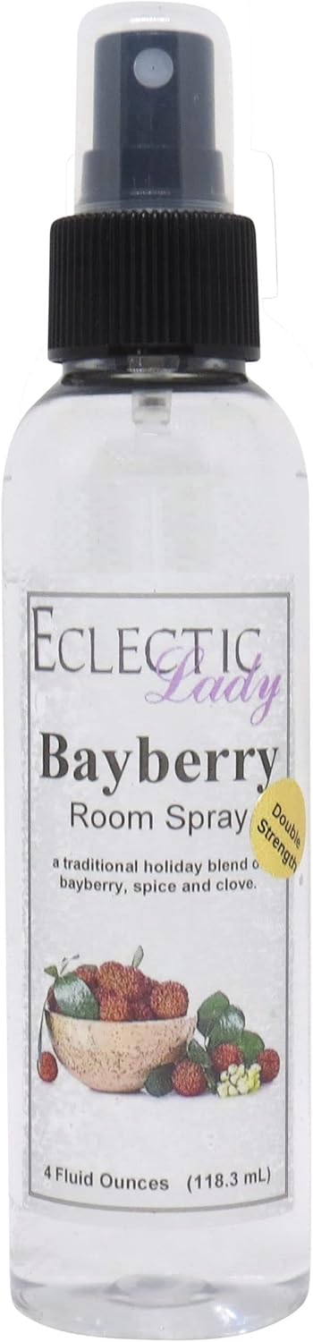 Bayberry Room Spray (Double Strength), 16 Ounces, No Artificial Colors, Parabens, or Preservatives - Fragrant Aromatic Room Mist For Home, Room, Office