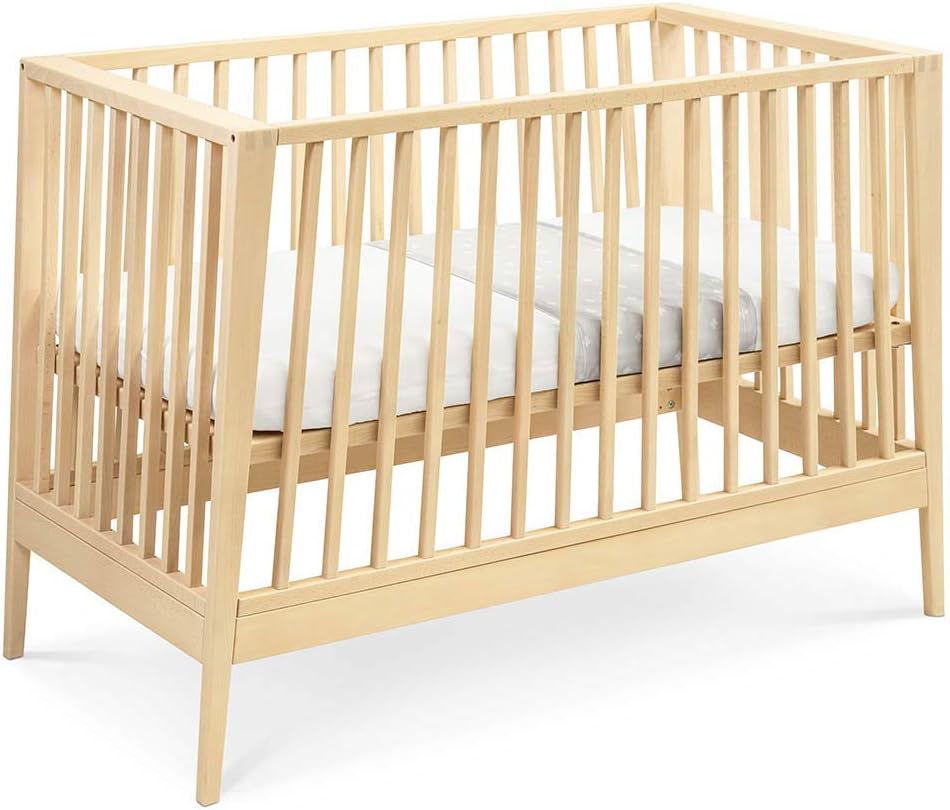 Baby Silk Crib Sleeve | Silk Crib Sleeve for Baby Hair Loss | Silk Baby Crib Bedding in 25 Momme Mulberry Silk | SIDS Safe Silk Crib Slip for Baby | Dove Gray Crosses