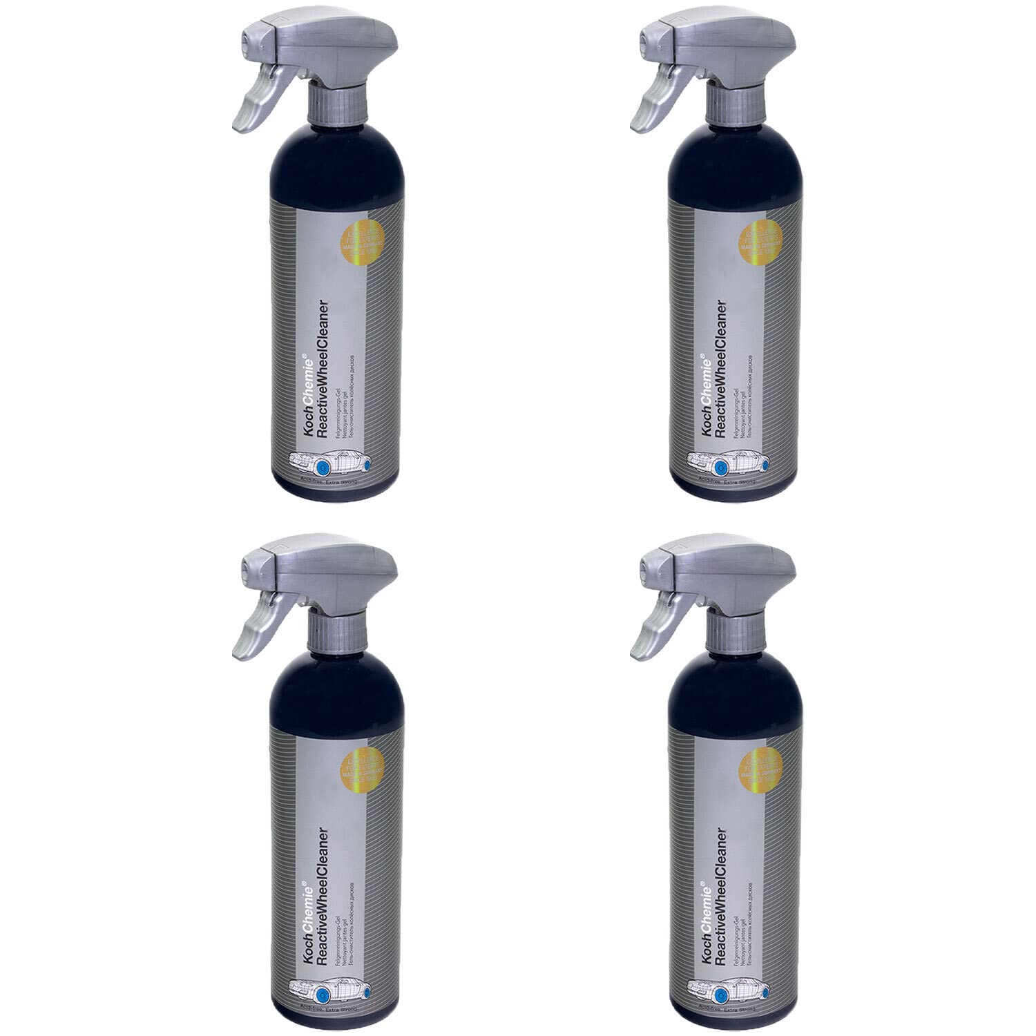 Felgenreiniger Gel Reactive Wheel Cleaner Koch Chemie 4 X 750 ml
