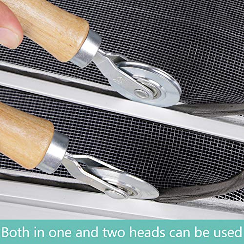 King&Charles Screen Tool, Screen Roller Tool with Bearing Spline Tool, Screen Repair Tool