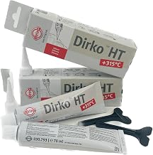 2x Tübe DIRKO HT 030.793 Dichtmasse ELRING 70ml beige bis 315 Grad Silikon Motor Ölwanne Getriebe