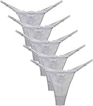 marysgift Lace Thongs for Women Underwear T Back Low Waist Panties