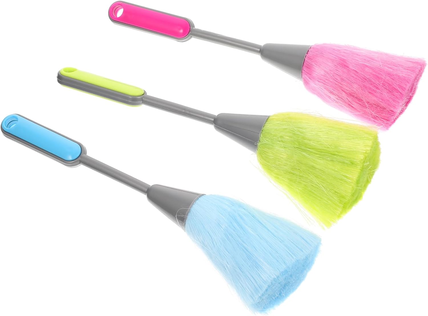 POPETPOP 3pcs Mini Keyboard Brush for Desktop Computer Cleaning Keyboard Dust Groove Cleaner Small Table Dusting Tool