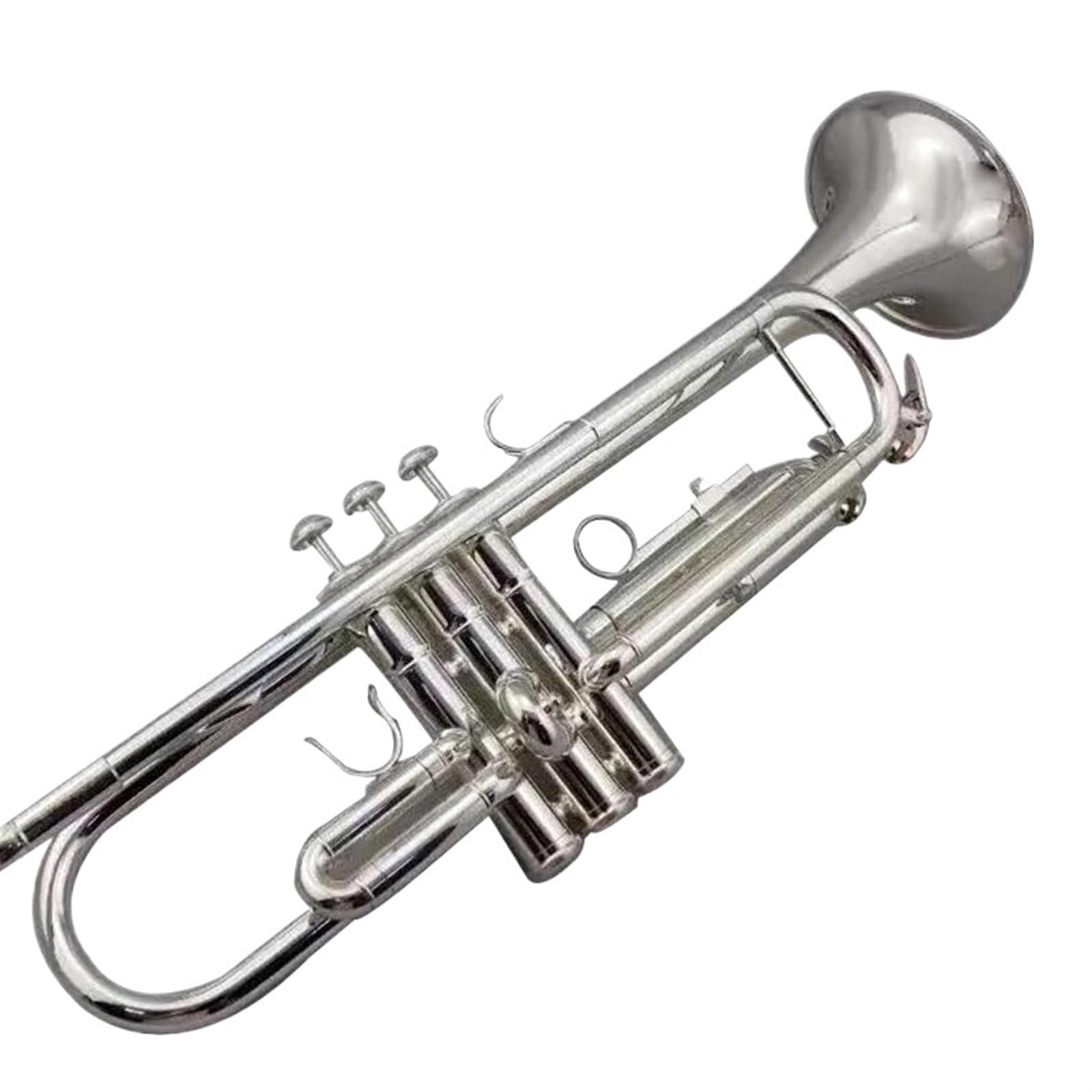 Tromba Tromba Professionale In Si Bemolle Argentata Realizzata Interamente In Argento Confortevole Al Tatto E Dal Suono Di Alta Qualità Strumento Tromba