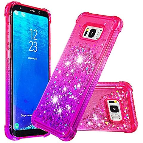 MXFDOKD Glitter Case for Galaxy S8+ Cover