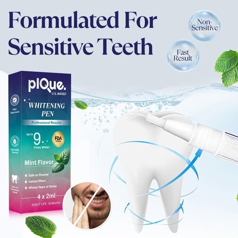 Miniatura 4 de Bolígrafos blanqueadores dentales. 4 bolígrafos de 0.1 fl oz