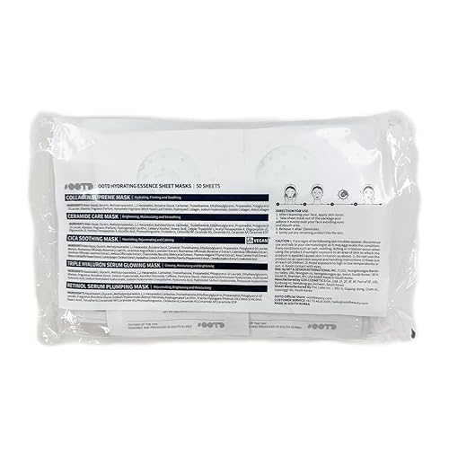 Miniatura 42 de Kit de iniciación de máscara hidratante para el cuidado de la piel, seca, edad, piel sensible, mascarilla facial vegana coreana para hombres