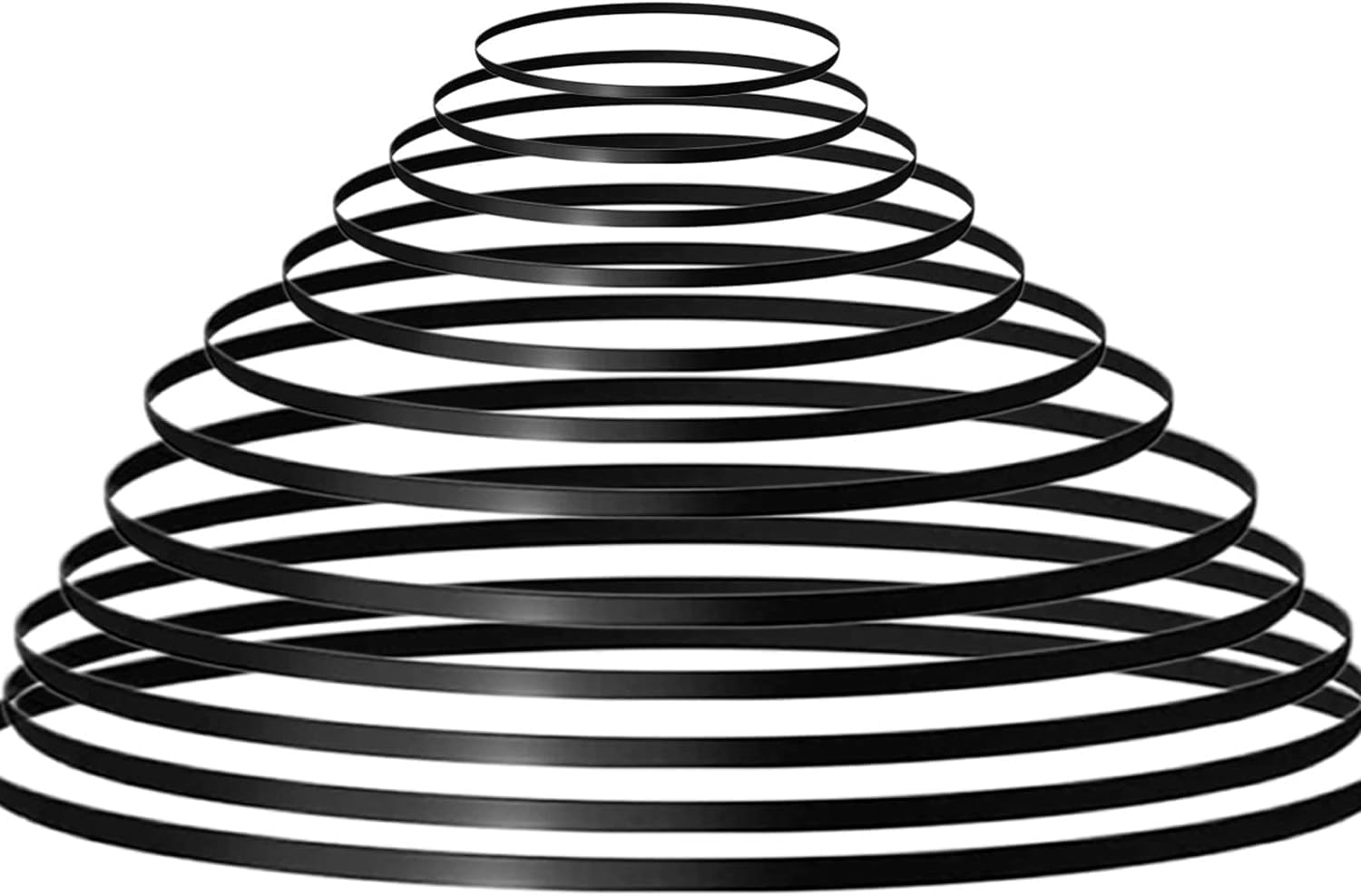 11-Piece Turntable Belt Set – Assorted Sizes for Phono, Tape, and CD Players – Black Rubber Replacement Drive Belts