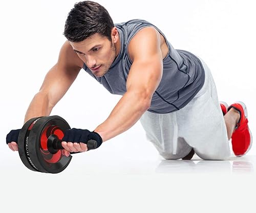 Miniatura 6 de Rodillo abdominal AB Roller Rueda de entrenamiento muscular para brazos, espalda, vientre, forma de cuerpo central, entrenamiento, fitness,