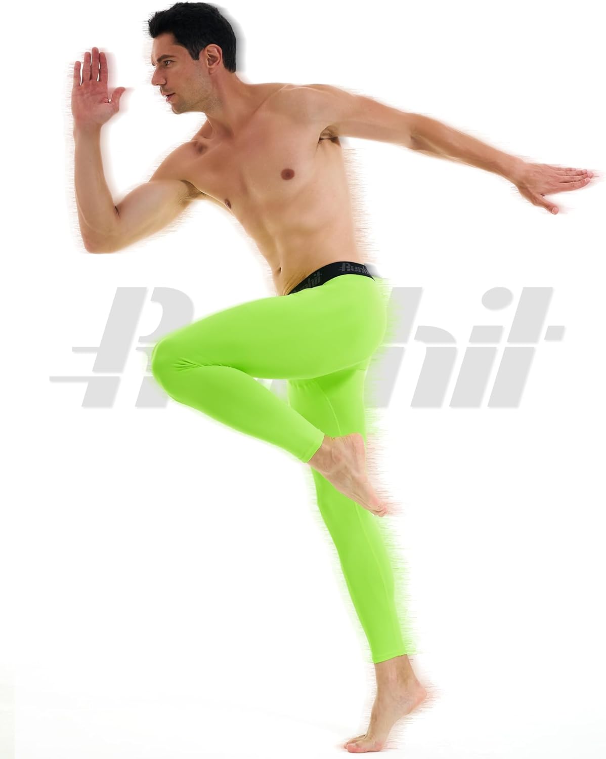 Runhit Men’s Compression Pants Running Tights Workout Leggings Athletic Base Layer Pants for Sports Yoga Basketball - Image 6