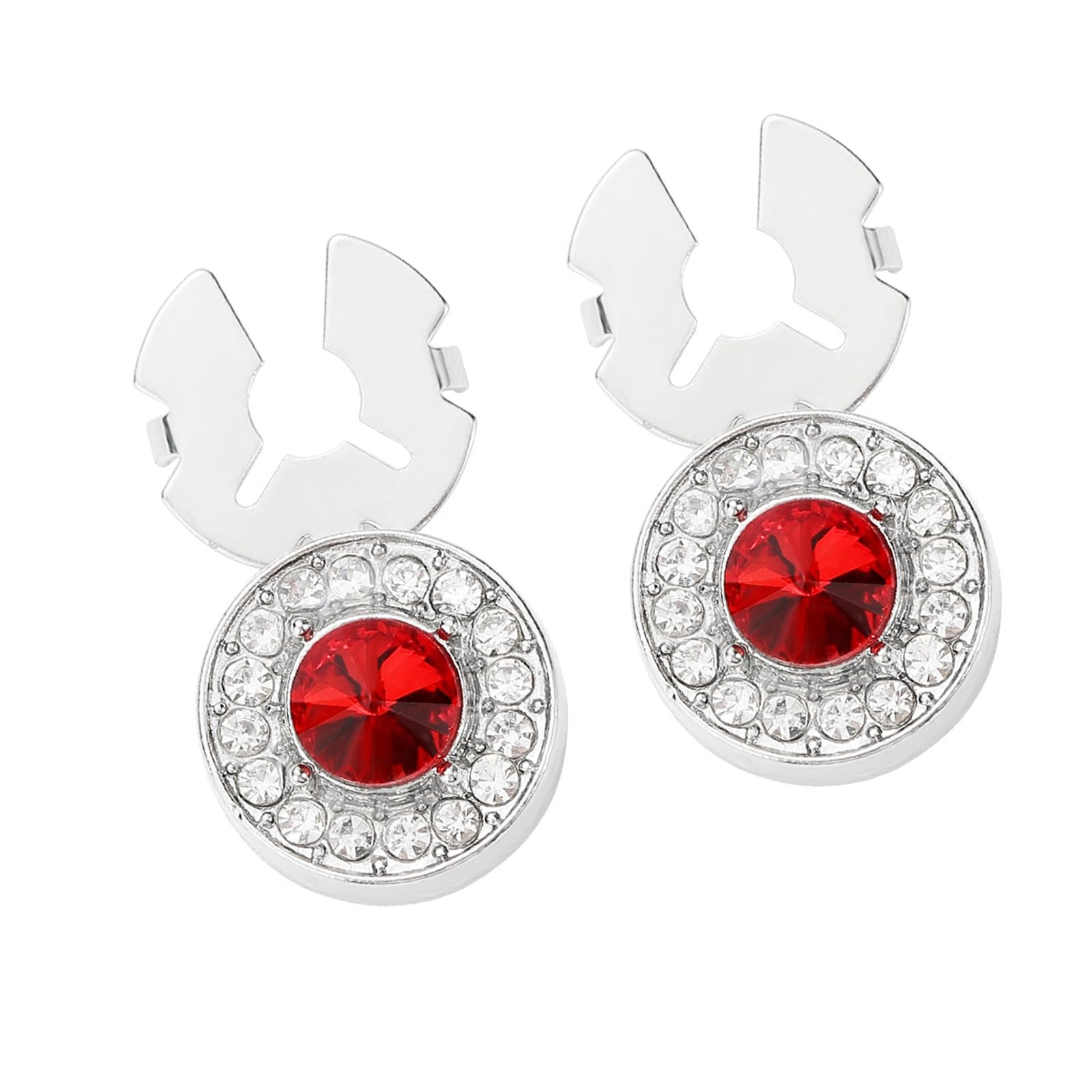 Tsophreniq Without Sewing Clip Button with Rhinestones Ideal for Garments and Bags Easy Installion Button