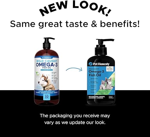 Miniatura 2 de PetHonesty Aceite de pescado omega-3 100  natural para perros de Islandia suplemento alimenticio líquido para mascotas ácidos grasos EPADHA puede