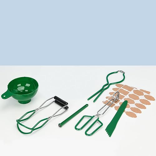 Miniatura 6 de Kits de enlatado, juego de suministros de enlatado, equipo de enlatado, elevador de tarros, estante plegable, pinzas, herramientas de enlatado