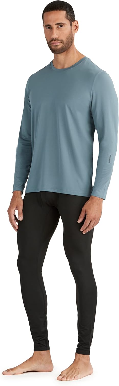 Terramar Mens Ventilator Performance Series Light Weight Long Sleeve Shirt with 4-Way Stretch