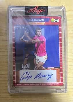 Amazon.co.jp: カルロス アルカラス テニス 2023 Leaf 直筆サイン Amazon.co.jp: カルロス アルカラス テニス 2023 Leaf 直筆サイン