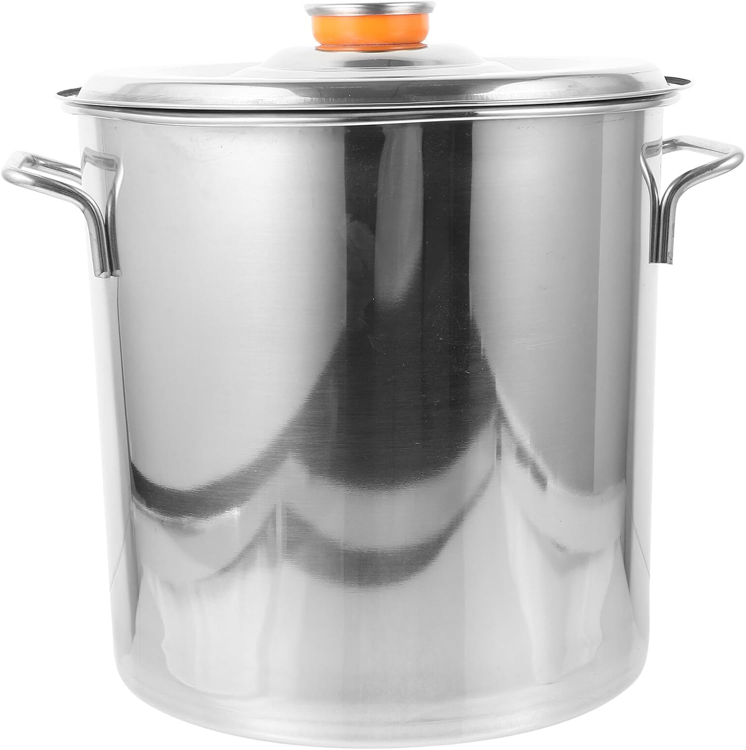 Stainless Steel Crawfish Pot with Handles Metal Stockpot for Seafood Boil and Stew Kitchen Soup Pot for Easy Cooking and Cleaning