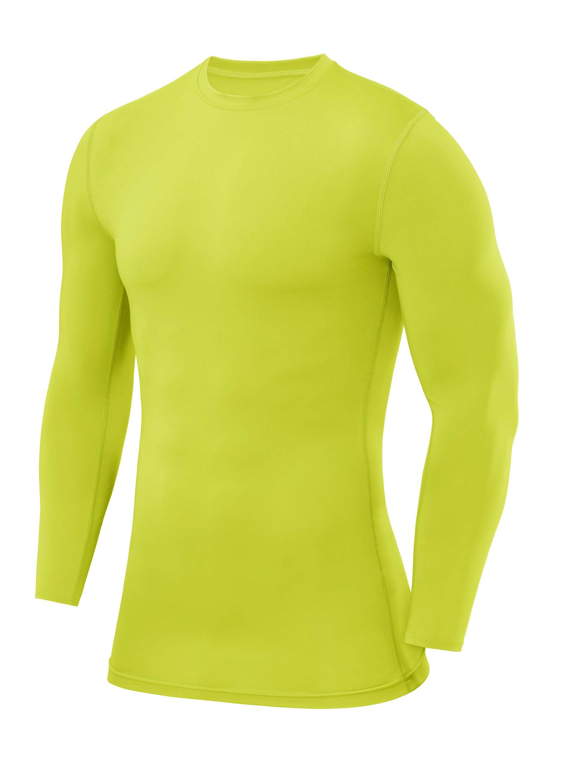 PowerLayer Kompressionsshirt Herren - Compression Shirt Funktionssshirt Langarm - Laufshirt Herren - Sportshirt - Longsleeve Oberteil Unterziehshirt