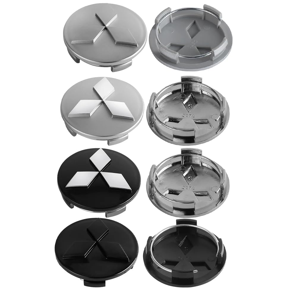 4 Stuks Auto Naafdoppen Wielnaafdoppen voor Mitsubishi Outlander III