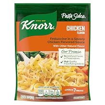 Knorr Pasta Sides Chicken Fettuccine Pack of 12 For Delicious Quick Pasta Side Dishes No Artificial Flavors or Preservatives 4.3 oz