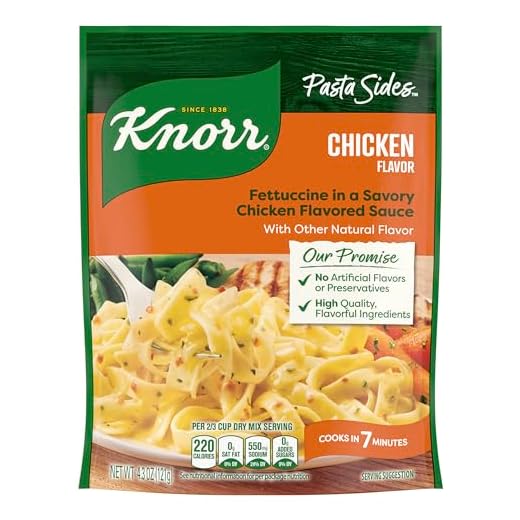 Knorr Chicken Fettuccine Pasta Sides 4.3oz, Quick Easy Meal, Side Dish, 1PK
