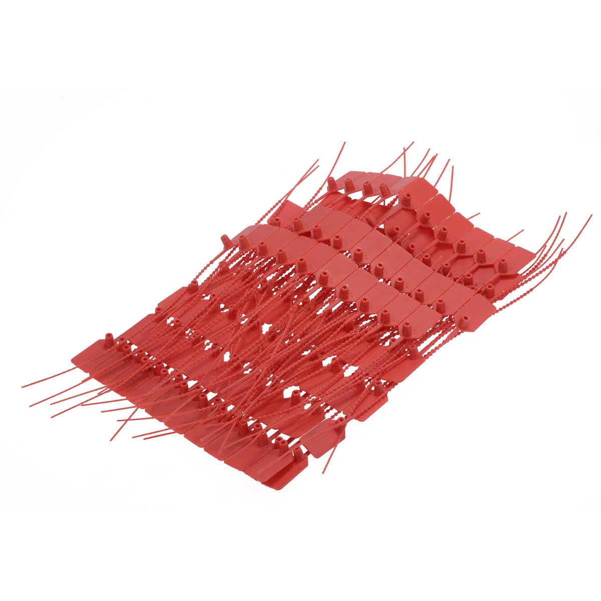 Lot De 100 Scellés De Sécurité Numérotés - 40cm, Attaches Zippées Plastique | Pour Extincteurs, Logistique, Bagages