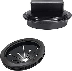 2 PCS/Set Garde Éclaboussures pour Évacuation de Déchets et Bouchon d'Évacuation, Bouchons de Drain Universels en Caoutchouc pour Évacuation de Déchets dans Évacuation de Déchets Erator et Couverture d'Évacuation