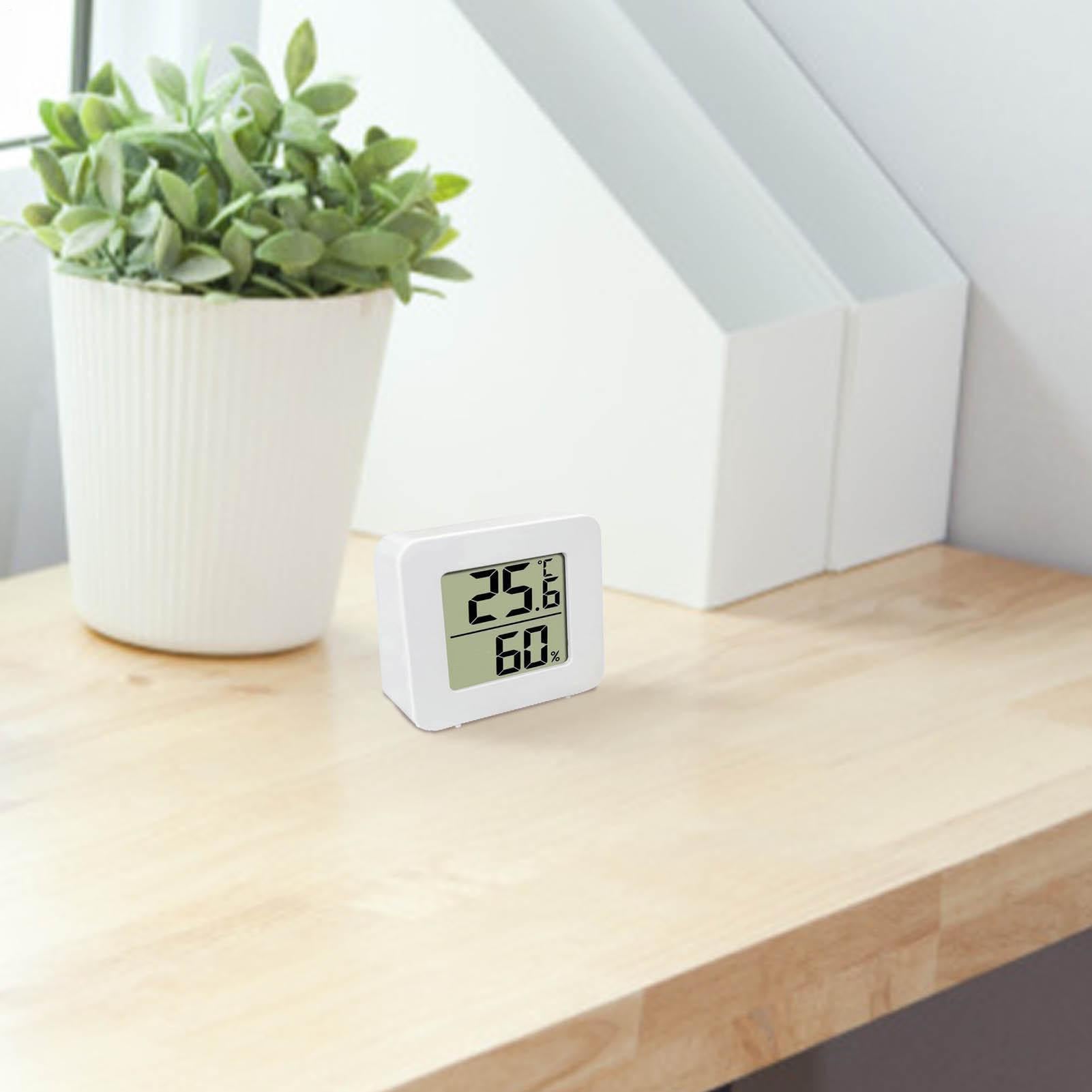 Igrometro Digitale - Termometro Ambiente,Display Elettronico LCD per Serra | Garage Soffitta Scuola Casa Magazzino