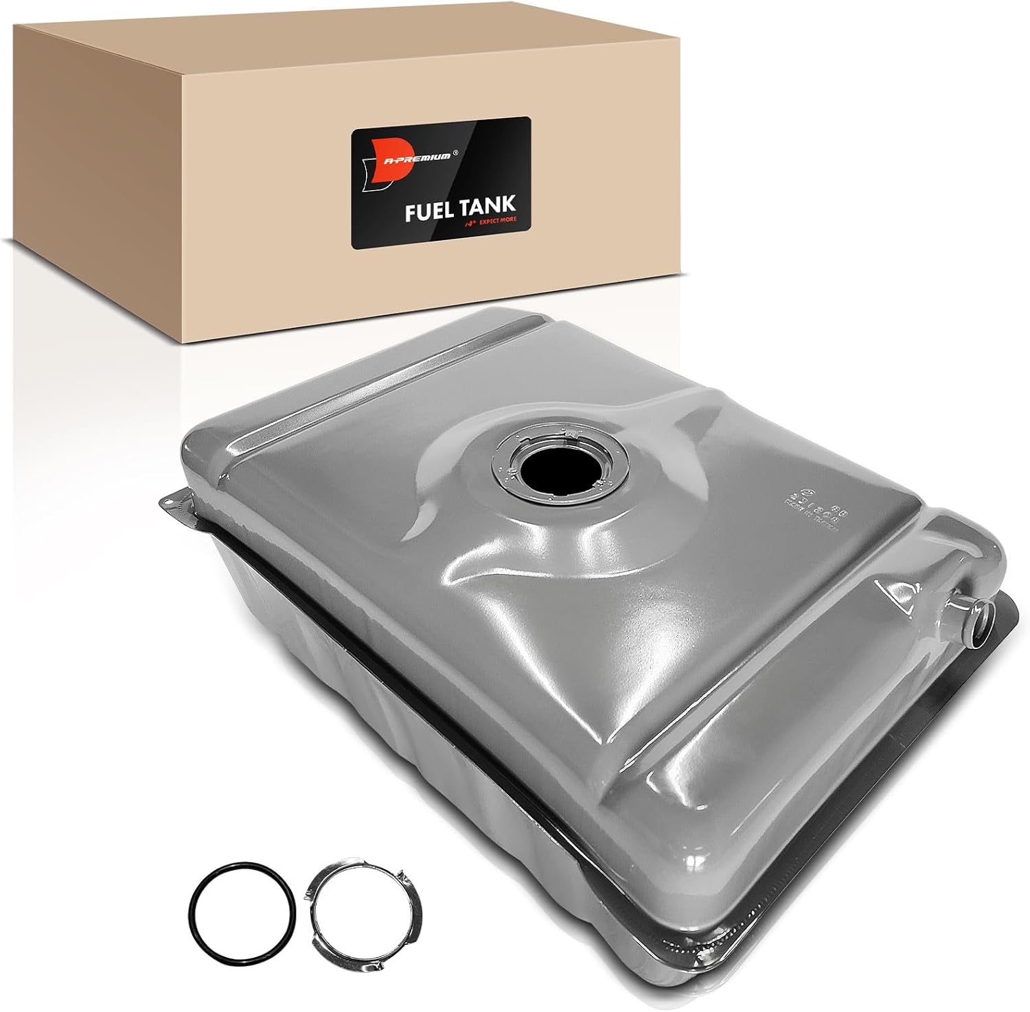 A-Premium Fuel Tank with Lock Ring & O-Ring Compatible with Chevrolet G10/G20 1987-1995, G30 1987-1996 & GMC G1500/G2500 1987-1995, G3500 1987-1996, 4.3L 5.0L 5.7L 7.4L, Gas