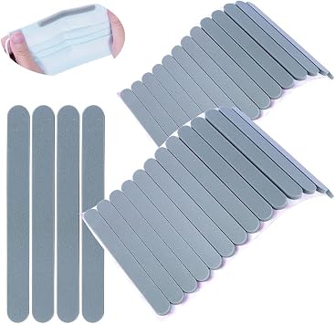 50Pcs Nose Bridge Strips Pad Self-Adhesive Anti-Fog Cushion Protection Stripe DIY Crafting Black Latex