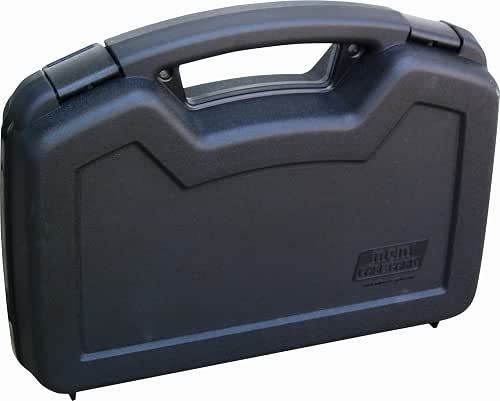 MTM 807-40 Pistol Handgun Case Single, 6 Revolver Barrel, Black