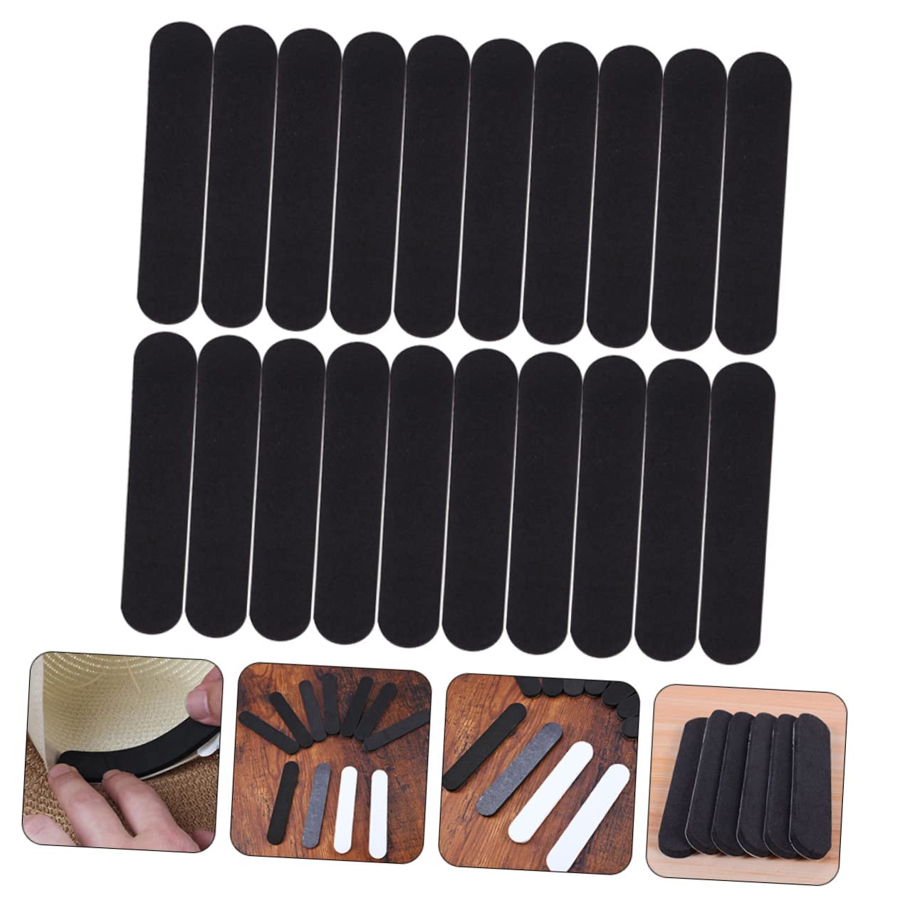 WOFASHPURET Sets Sweat Hat Liner Collar Sweat Pad Non-Slip for Daily Use Pcs