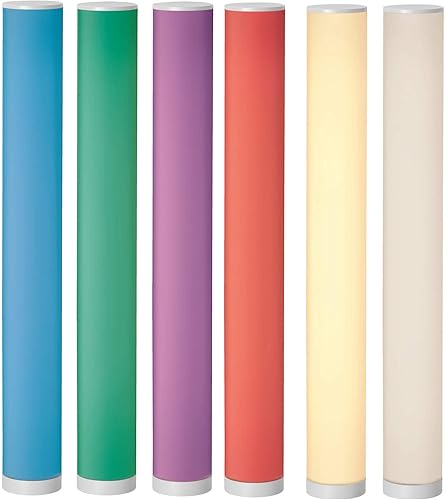 Northpoint LED DIY Lichtsäule Stehlampe Standleuchte Stehleuchte zum Aufbauen Glatt ca. 103 cm hoch dimmbar Farbwechsel mit Fernbedienung