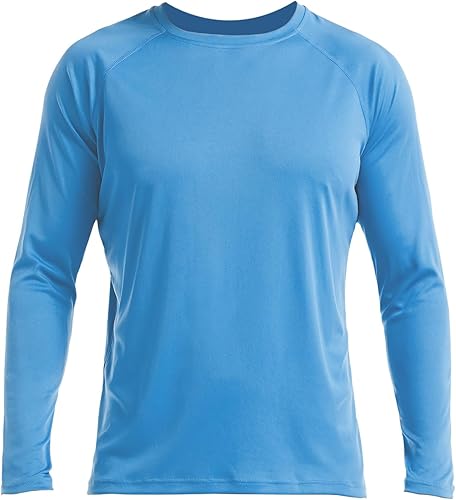 HISKYWIN Camisetas de manga larga para hombre, ligeras, UPF 50+, protección solar, FPS para exteriores, pesca, senderismo, correr, camisetas