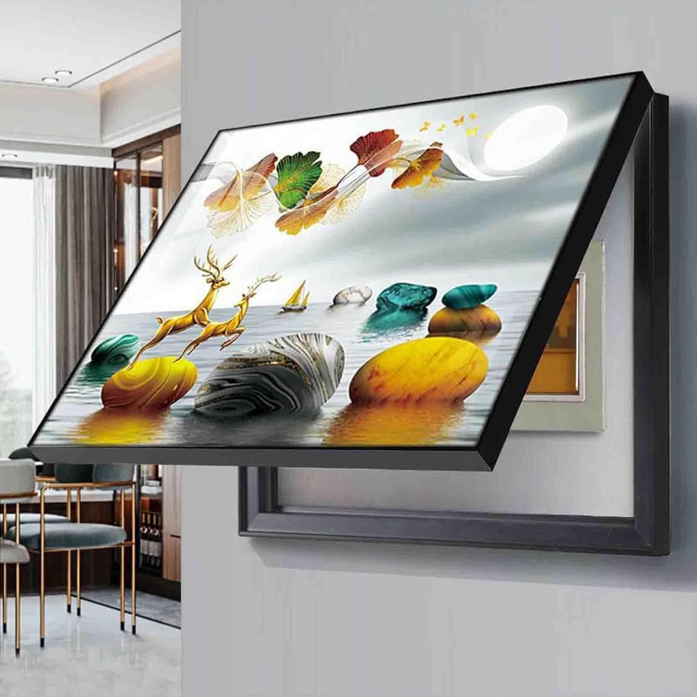 Comment cacher un compteur électrique ? Solution avec notre tableau mural 14 x 30