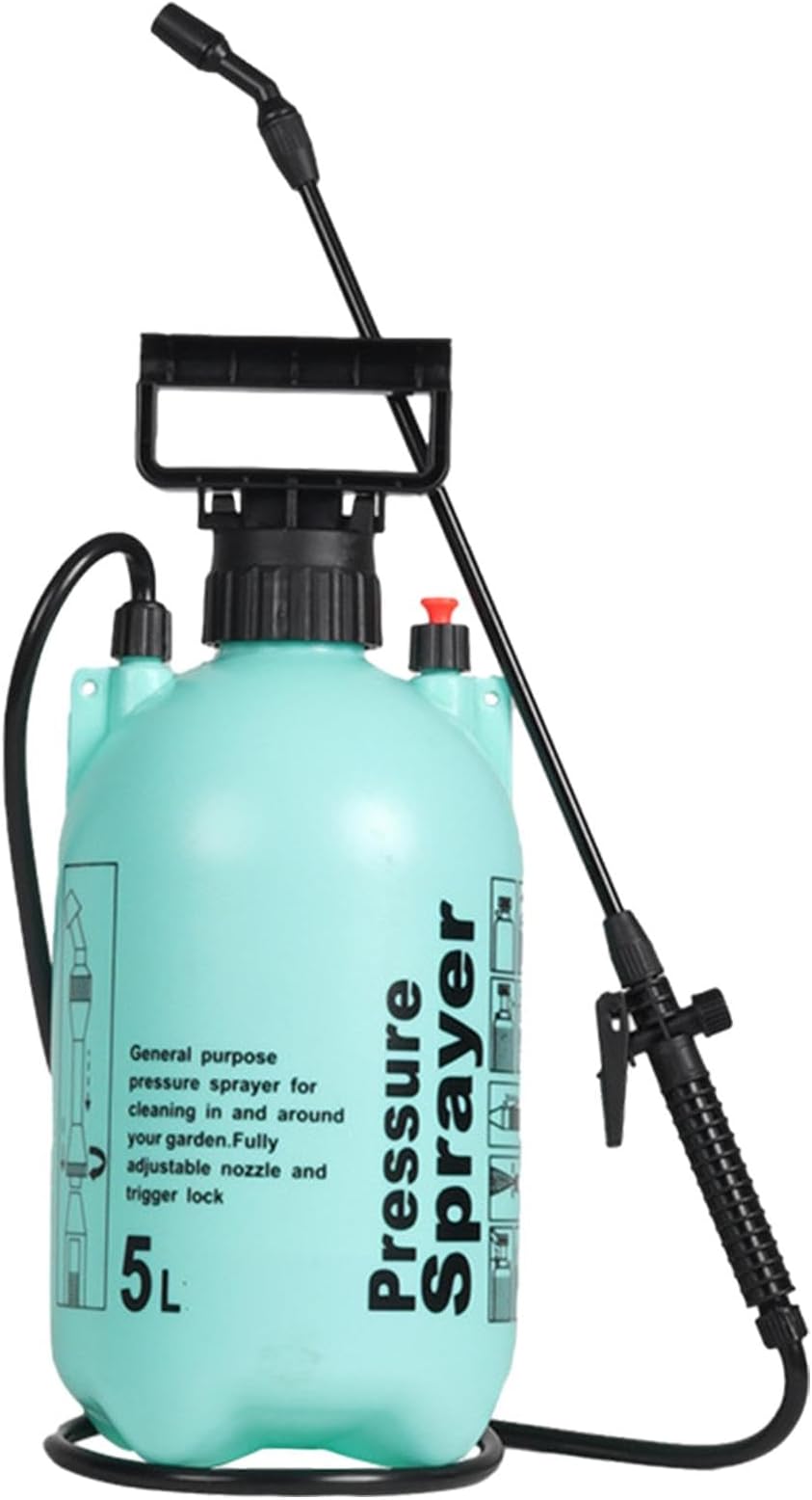 Sprayer, Manual Sprayer, 16.9 gal (5 L), Large Capacity, Continuous Spraying, Pressurizing Type Sprayer, Shoulder Type, Herbicide, Pest Control, Pesticides, Weeding, Fertilizer, Watering,