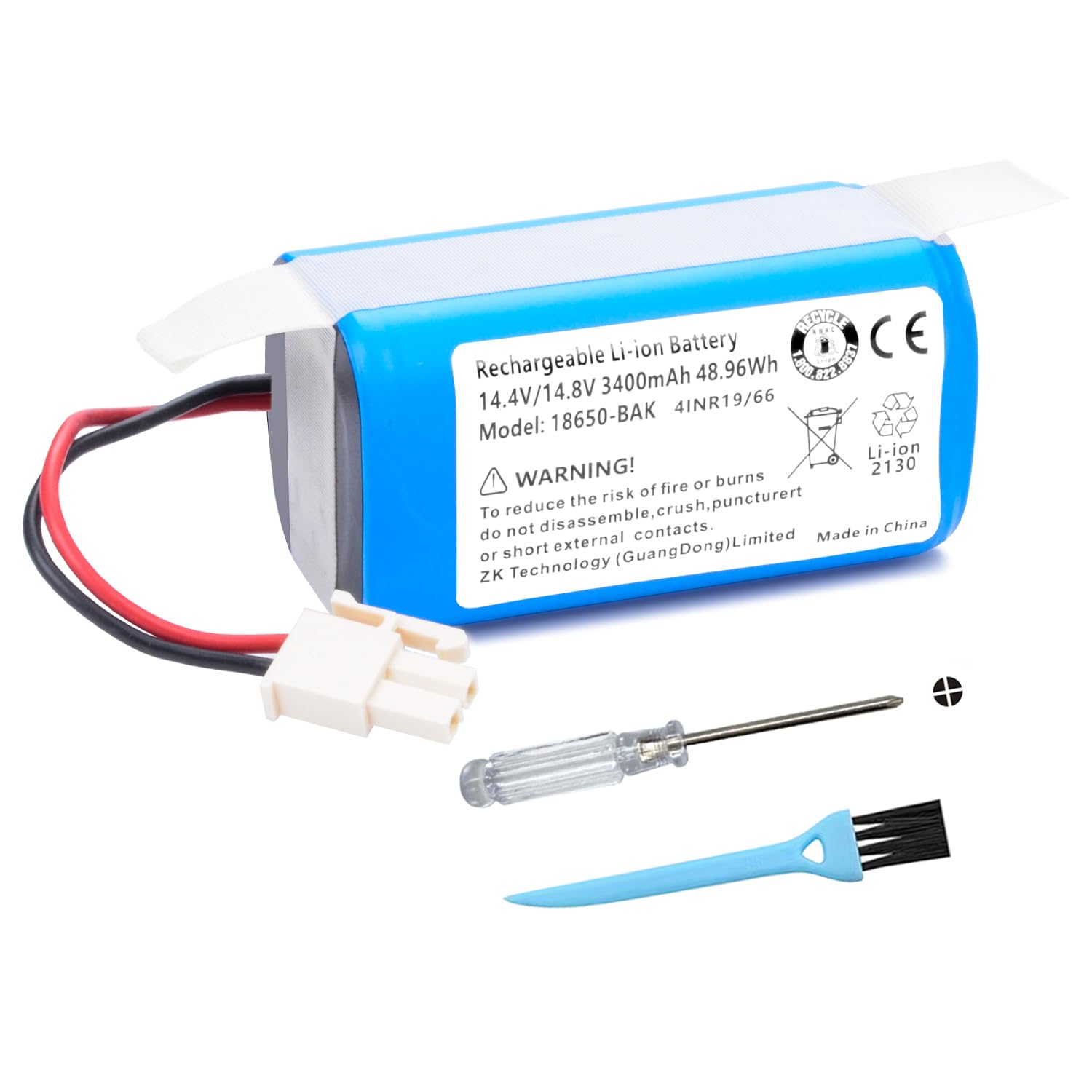 Amazon.com: RDSJ 3400mAh Vacuum Replacement Battery for iLife A4