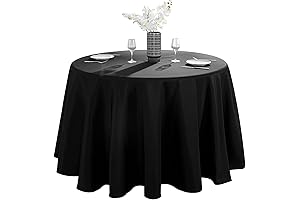 2 Pack 120inch Round Tablecloth