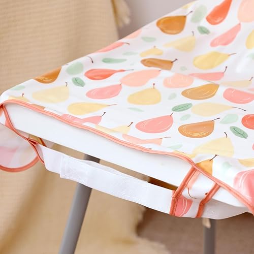 Miniatura 7 de Happy Flute Babero de manga larga para bebés a prueba de desorden con diseño ajustable para bebés durante la comida o silla alta