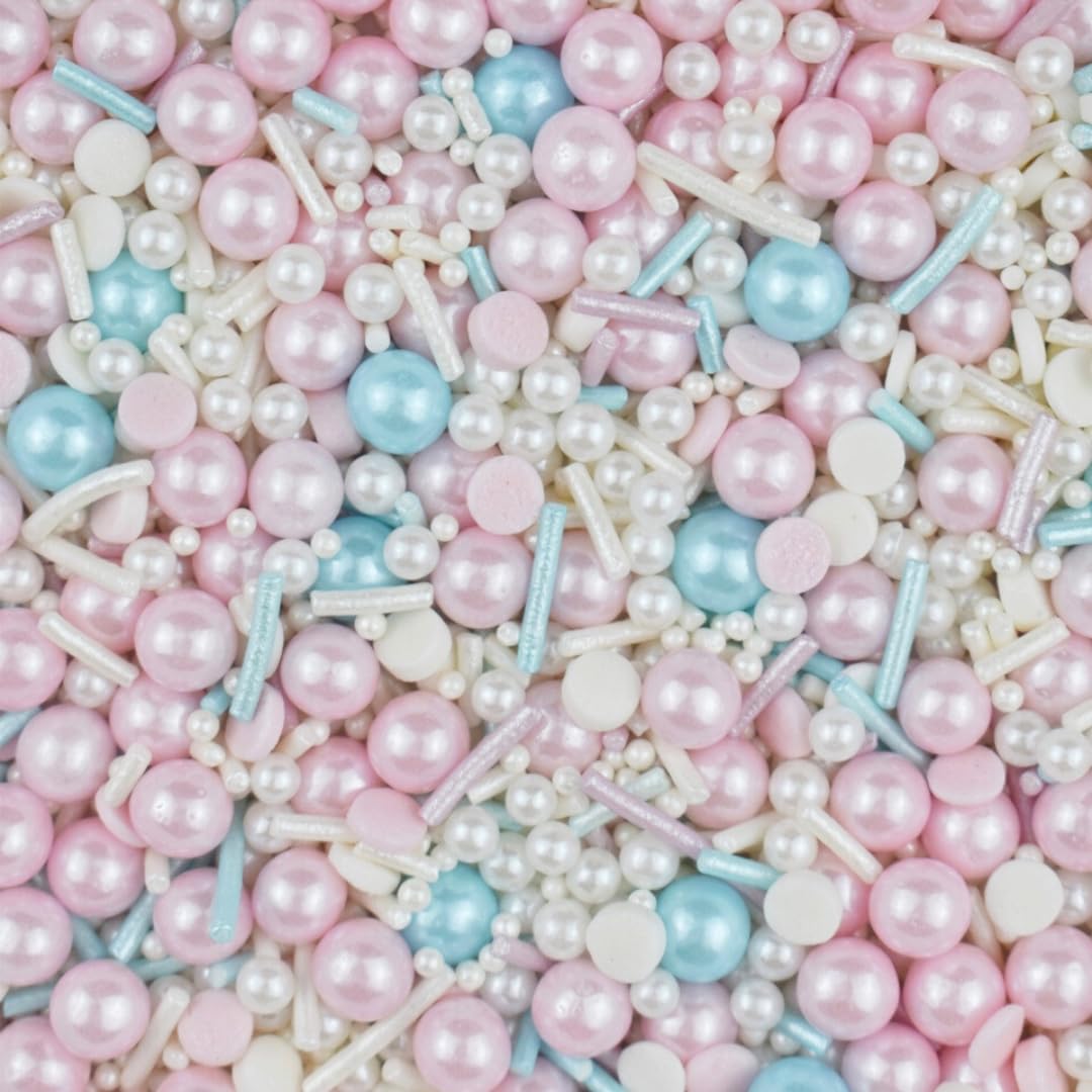 Décorations Pour Gâteaux MakeSomeSweets – BARBI CAKE & UNICORN SWEETS – Sprinkles comestibles de qualité supérieure - Vegan, sans huile de palme, 2x100 g