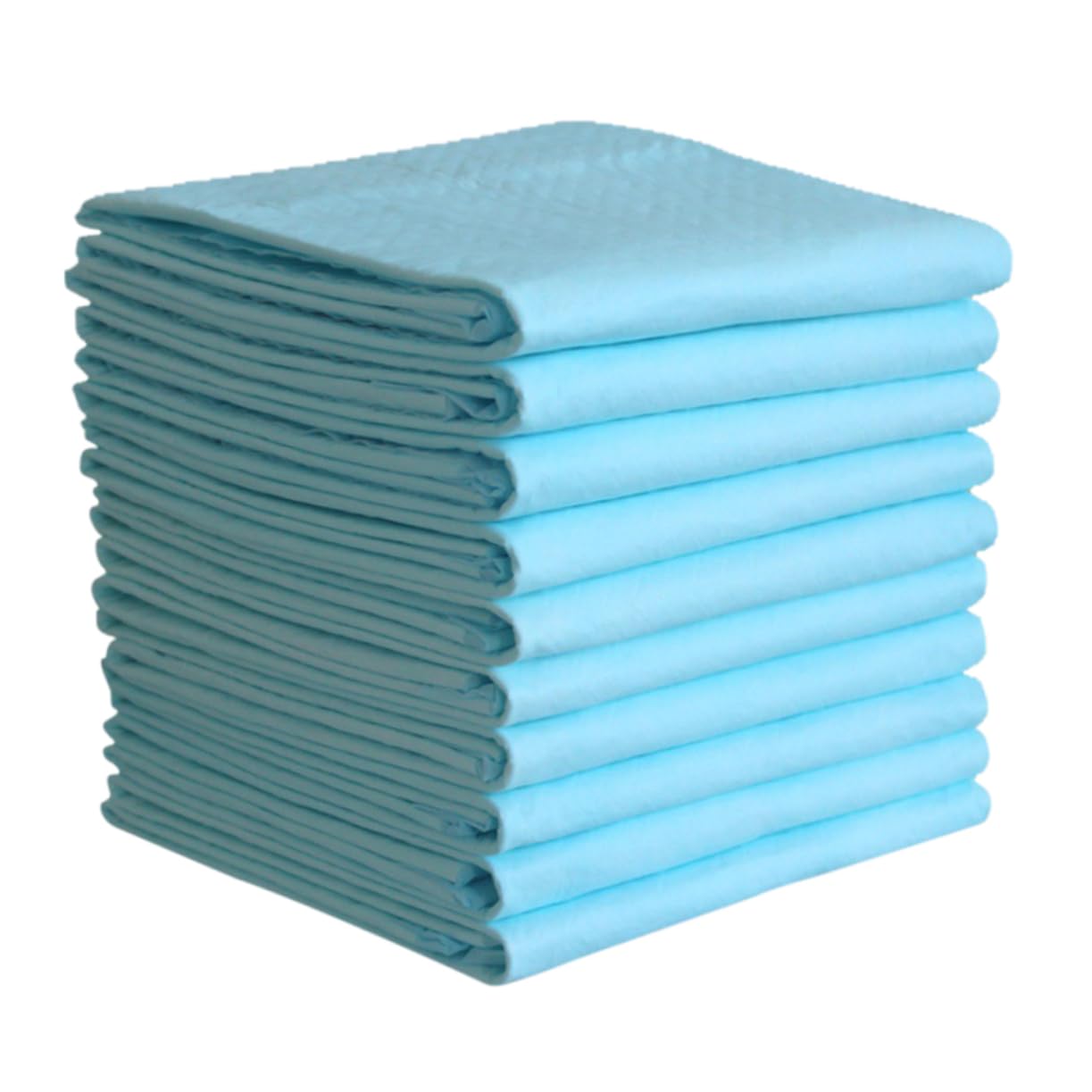 Traverse Monouso per Cuccioli 10 Pezzi Blu Doppio Strato | Tessuto Non Tessuto, Assorbente Usa e Getta, per Pet, Adatto a Periodo Mestruale