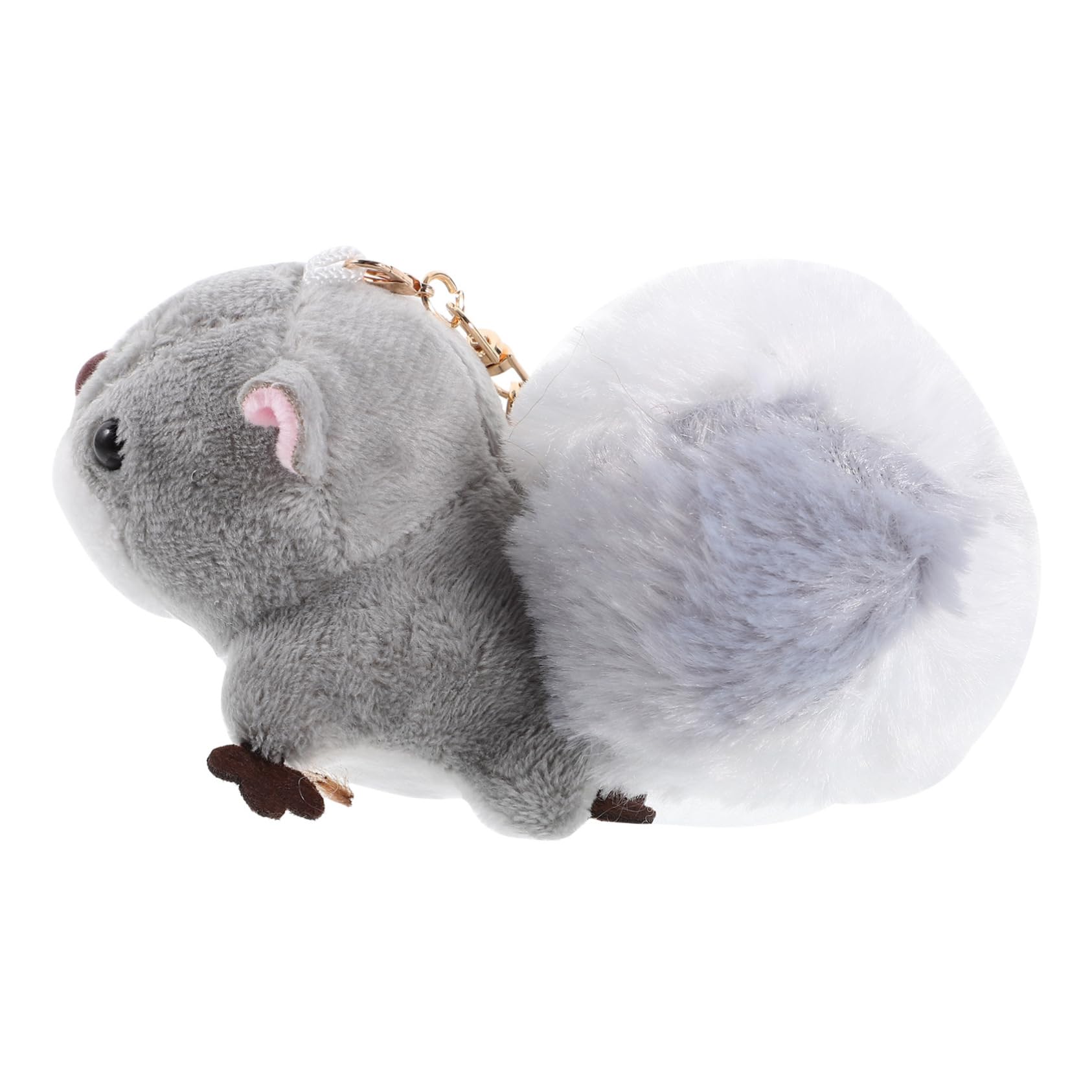 Llavero De Peluche Con Forma De Ardilla - 10 Cm, Material Suave, Colgante Para Mochila O Llaves, Regalo Para Niñas Y Amantes De Animales