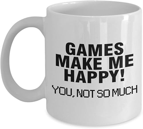 Miniatura 3 de Regalo divertido para diseñador de juegos – Make Me Happy So Much – Taza inspiradora de videojuegos, taza de café, taza de té, diseño de motivación,