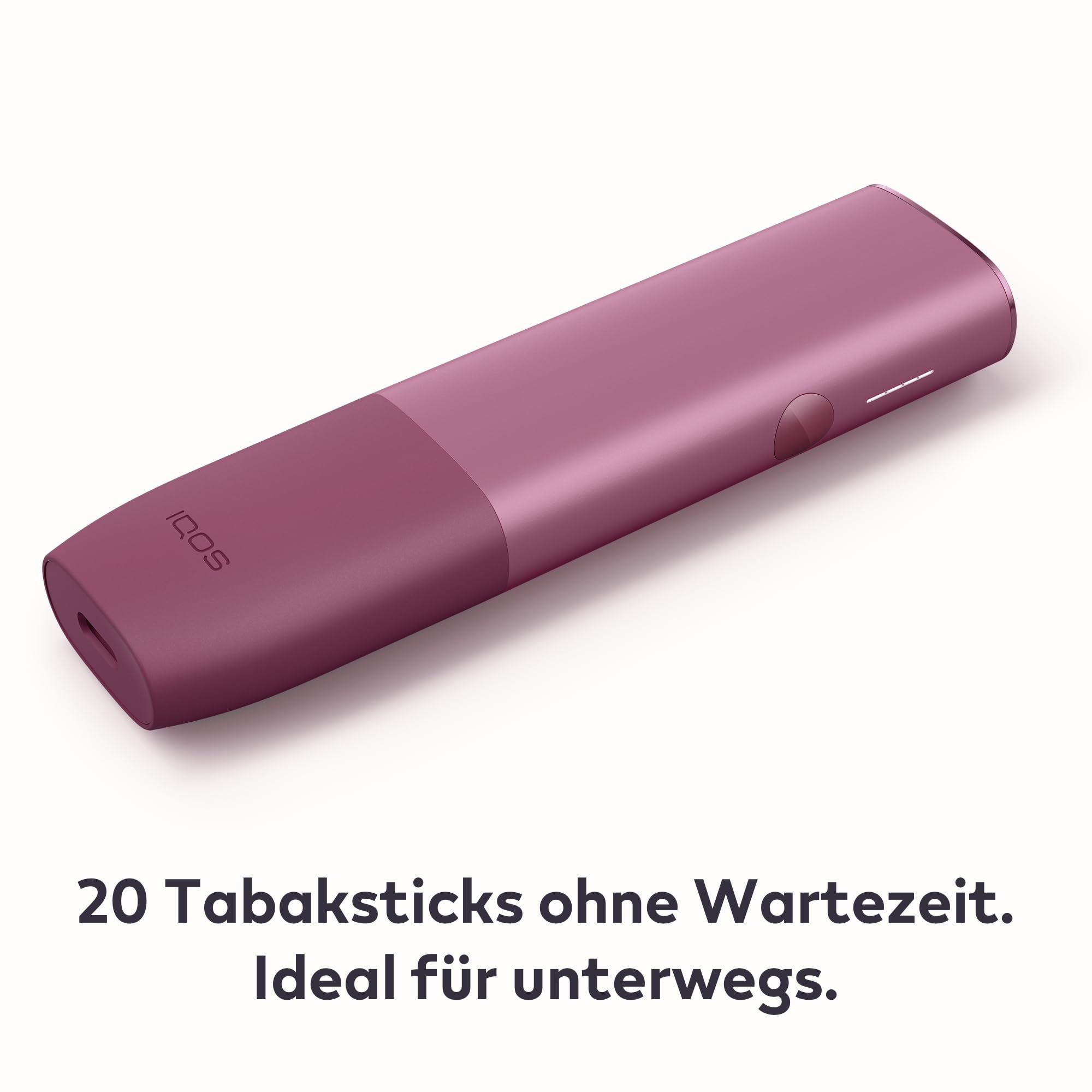 IQOS ILUMA ONE Kit Sunset Red - Tabakerhitzer (in 5 Farben) - für TEREA Tabaksticks - unsere beste Alternative zur Zigarette
