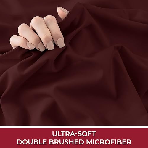 Miniatura 42 de Mellanni California King Fitted Sheet - Iconic Collection Bedding Sheets with up to 16 inch Deep Pocket - Soft & Cooling - Fade & Stain Resistant