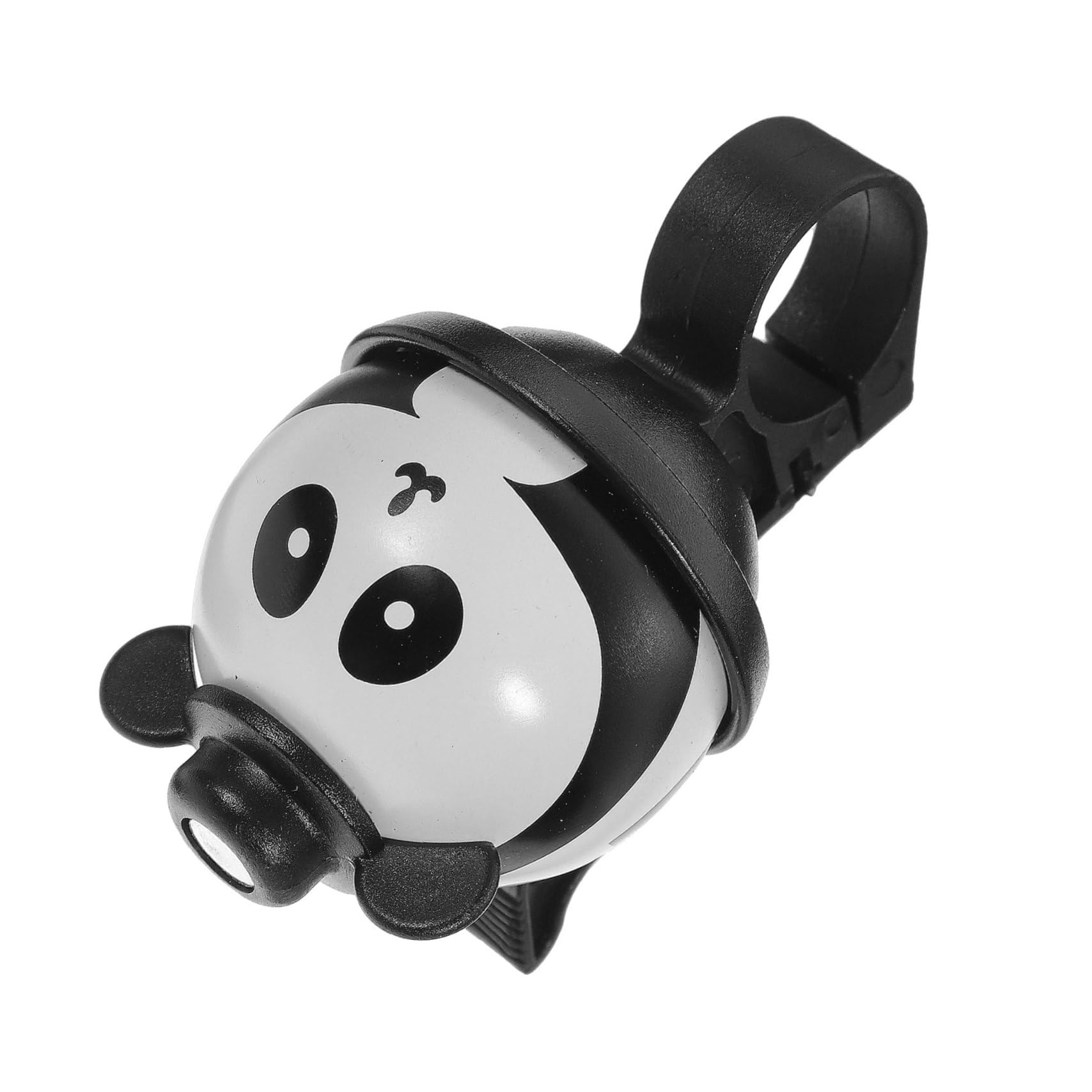 Abaodam 5 Pièces Cloche de Vélo Cartoon Portable pour Garçon Fille Accessoire Pratique pour Vélos et Trottinettes Design Mignon Noir et Blanc Panda