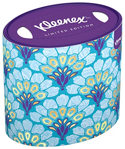 Kleenex Oval 5 packs de 64 pañuelos, 320 pañuelos, modelos/colores aleatorios