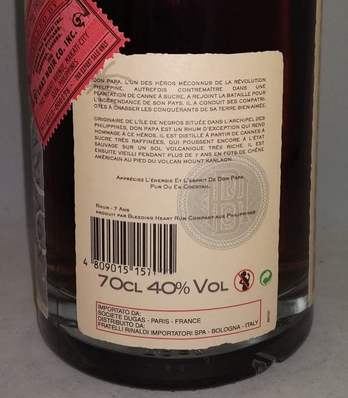 Don Papa Single Island Rum 7 Years Old 40% Vol. 0,7l in Geschenkbox – Bild 3