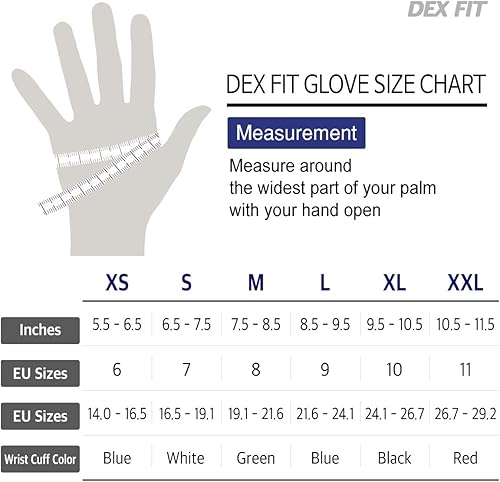 Miniatura 6 de DEX FIT Level 5 Cut Resistant Gloves Cru553, 80 Pairs Bulk, 3D-Comfort Fit, Grip, Lightweight, Touchscreen, Breathable, 1 Box